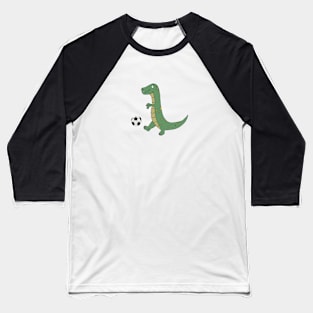 Cute T-Rex Dinosaur Playing Soccer Baseball T-Shirt